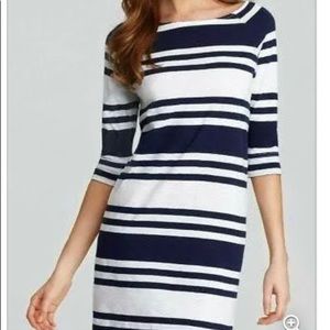 Lilly Pulitzer Navy and White Stripe Cotton Dress
